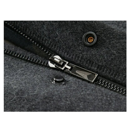 Chaqueta de lana para hombre Maxbarley, estilo moderno, con solapa, ideal para actividades al aire libre, oficina, parka gruesa y cálida, estilo casual y elegante, ligera, perfecta para el invierno.