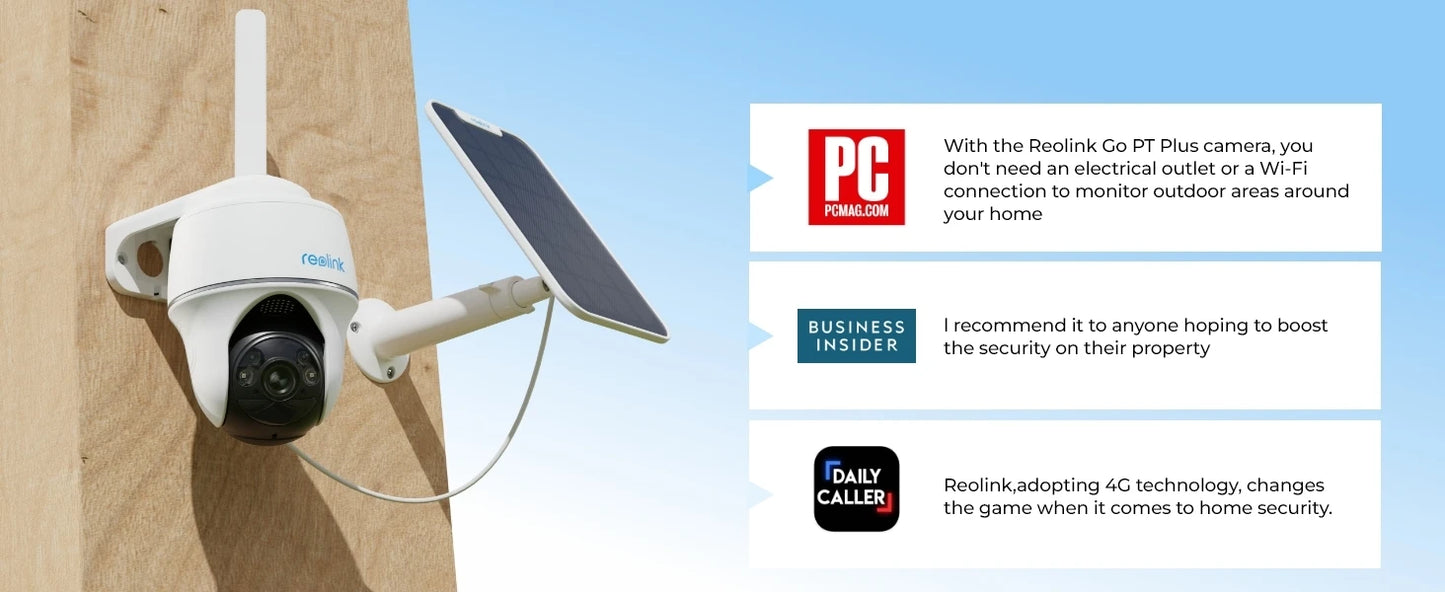 Cámara de seguridad celular REOLINK 4K, SIM 3G/4G LTE, alimentación solar, visión nocturna a color, almacenamiento local/en la nube, cámara exterior con batería