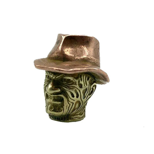 Herramientas de bricolaje para exteriores EDC, cuentas de latón y cobre para cuchillos, colgantes clásicos de cordón, dijes de cuerda para paraguas, llaveros, accesorios, regalo para hombres