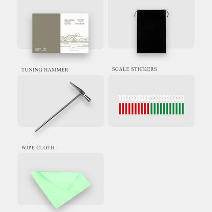 Hluru - Kalimba de arce de 21 teclas, piano de pulgar de 17 teclas, piano de dedo portátil para principiantes, regalo Mbira para niños y adultos