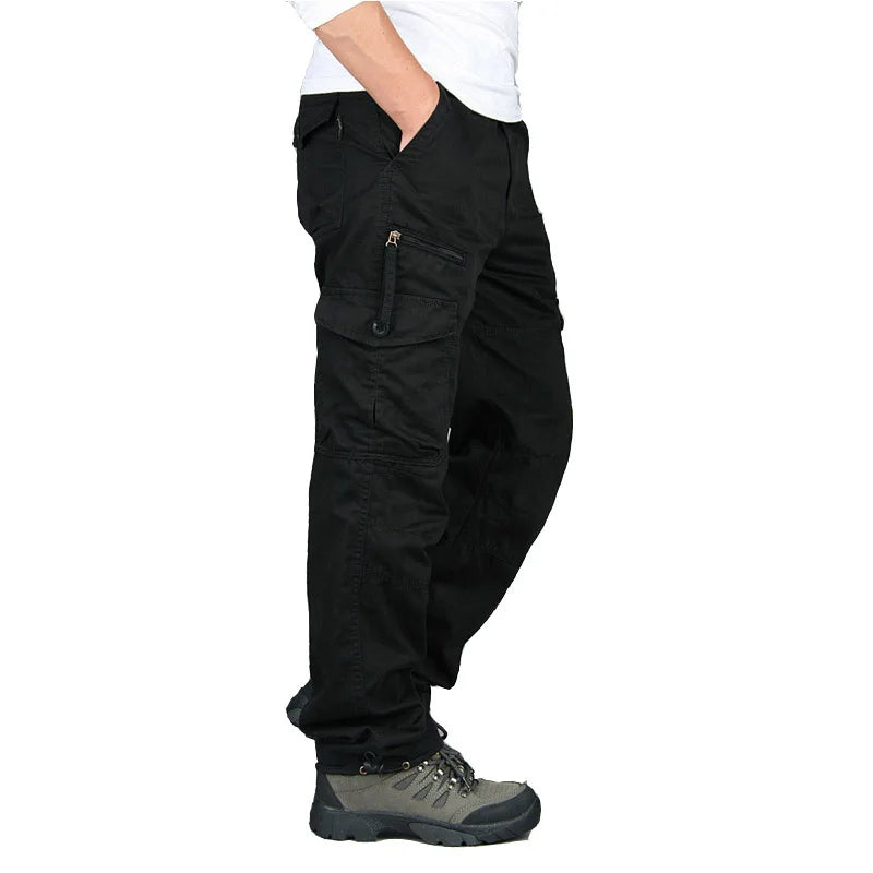 2025 New Autumn Cargo Pants Men Fashion Military Outdoors Man Trousers Long Warm Tactical Cotton Khaki Cargo Pants For Man
