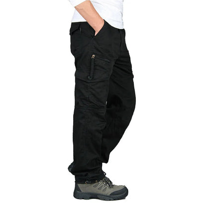 2025 New Autumn Cargo Pants Men Fashion Military Outdoors Man Trousers Long Warm Tactical Cotton Khaki Cargo Pants For Man