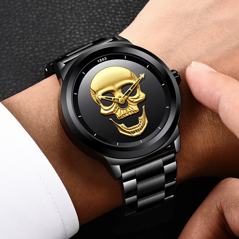 Relojes deportivos LIGE para hombre, marca superior, reloj de cuarzo de lujo para hombre, reloj de pulsera de acero inoxidable resistente al agua para hombre, reloj Masculino