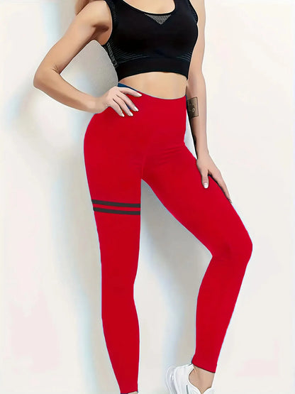 Pantalones deportivos de yoga europeos y americanos de gran venta (2024), con barras paralelas, corte ajustado, realzadores de caderas, cintura alta.