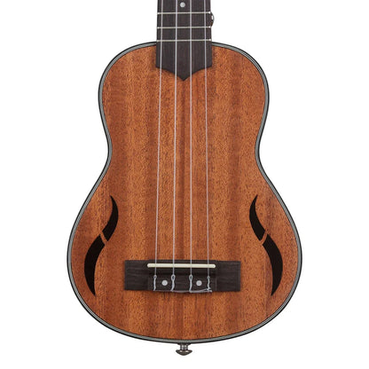 Ukelele hawaiano de 21 pulgadas y 4 cuerdas, mini guitarra de caoba con funda, cuerdas, afinador, cejilla y accesorios para guitarra.