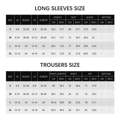 Ctenkevet - Conjunto de 2 piezas de camiseta de manga larga de secado rápido para mujer, para gimnasio, yoga, deportes al aire libre, traje deportivo de dos piezas