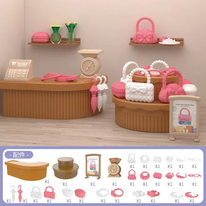 Minisupermercado, juegos de compras, casa de muñecas, muebles, accesorios, juguetes educativos intelectuales para niños, juguetes de interacción familiar.