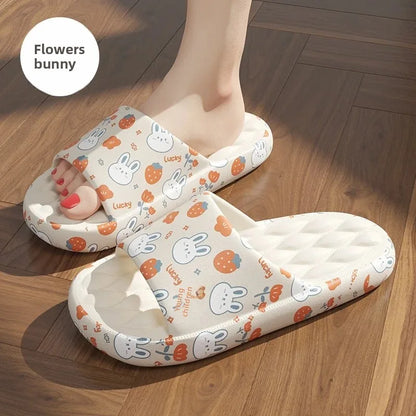Zapatillas de gran tamaño para uso doméstico, sandalias de verano con suela suave y frescas, antideslizantes para baño, para mujer, para uso al aire libre, cómodas para hombre y mujer.
