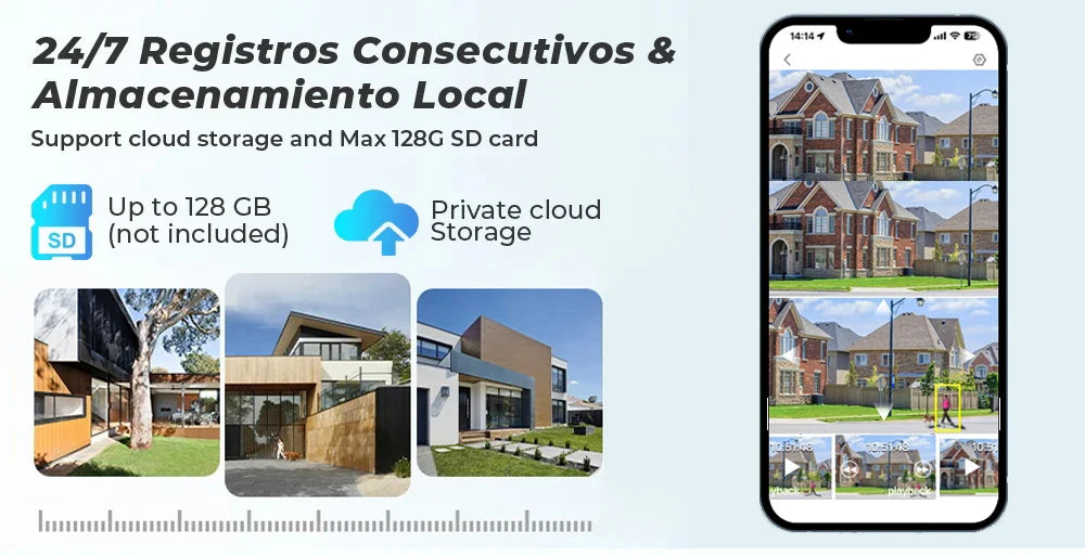 Cámara V380 Pro 4G con tarjeta SIM, panel solar, tres lentes, batería para exteriores, vigilancia doméstica, seguridad y protección (CCTV).