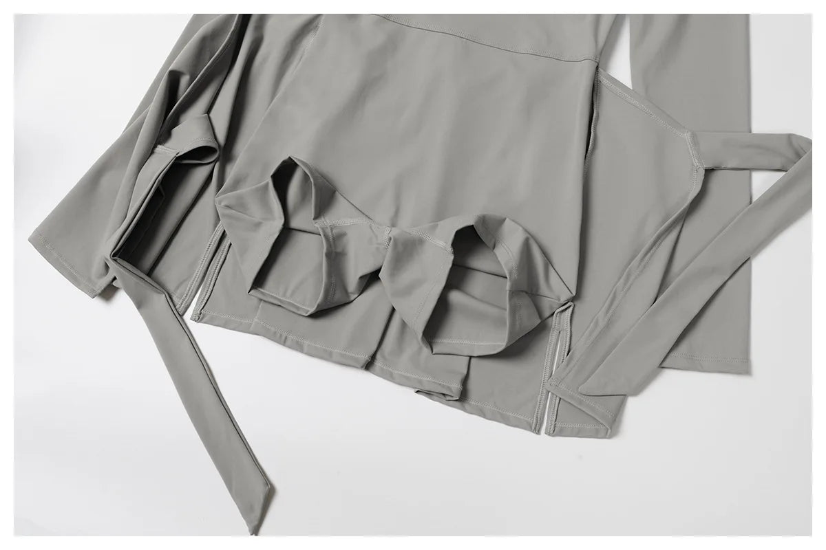 Mono deportivo corto de manga larga para mujer, conjunto de gimnasio, ropa de yoga, mono de entrenamiento de una pieza, monos para actividades al aire libre