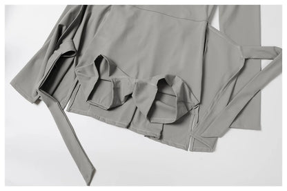 Mono deportivo corto de manga larga para mujer, conjunto de gimnasio, ropa de yoga, mono de entrenamiento de una pieza, monos para actividades al aire libre