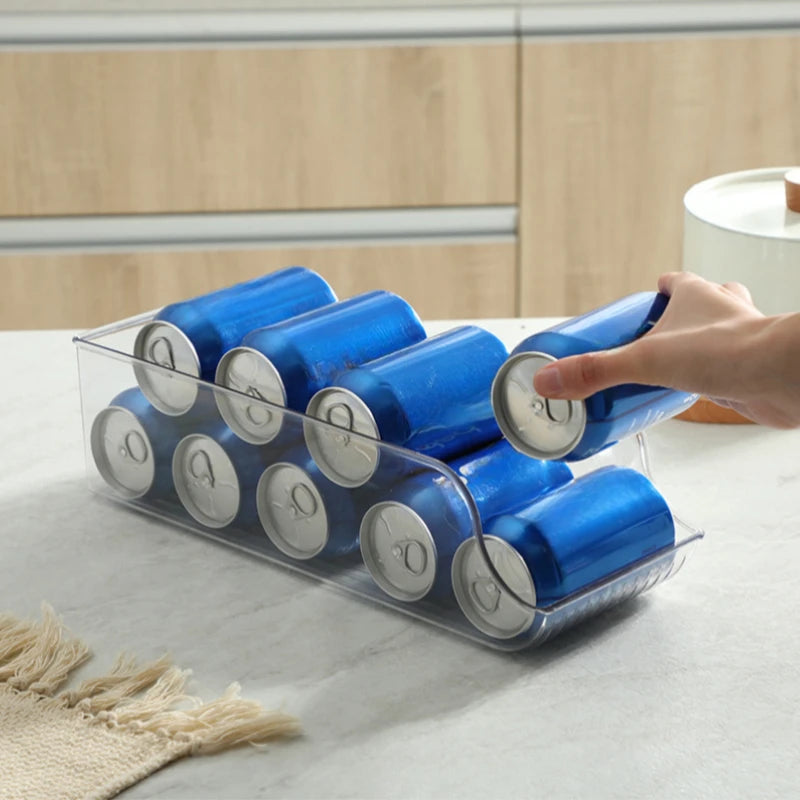 Latas de almacenamiento para la cocina, latas de refresco, latas de almacenamiento, organizadores para refrigerador y congelador, dispensadores de latas, accesorios de cocina