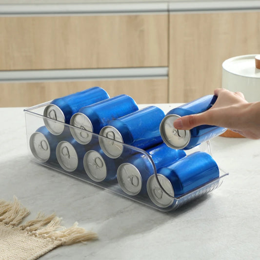 Latas de almacenamiento para la cocina, latas de refresco, latas de almacenamiento, organizadores para refrigerador y congelador, dispensadores de latas, accesorios de cocina