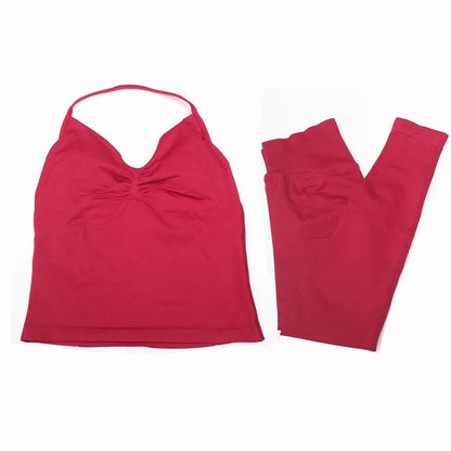 Women's Electric Blue Blossom High Stretch Top Sports Bra Shorts Set Comfortable Gym Workout Yoga Active Wear Impact Outfit