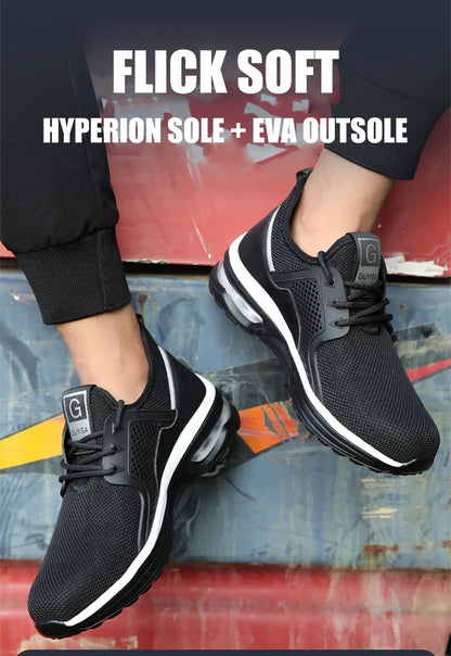 Steel Toe Protective Safety Shoes Men Women Work Sneakers Lightweight Breathable Indestructible Work Shoes Men Safety Boots