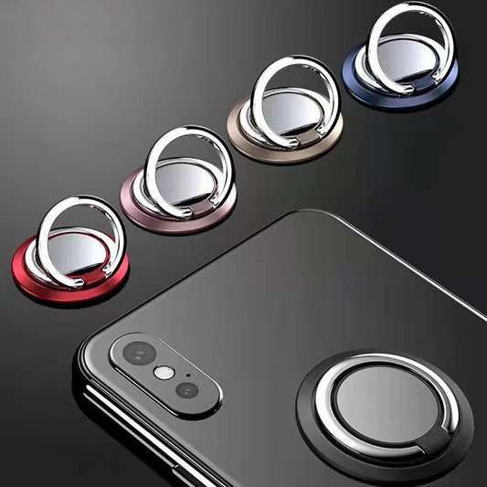 Soporte para anillo de dedo con agarre giratorio de 360 grados para teléfono móvil, soporte magnético para coche, almohadilla adhesiva trasera para teléfono, soporte universal