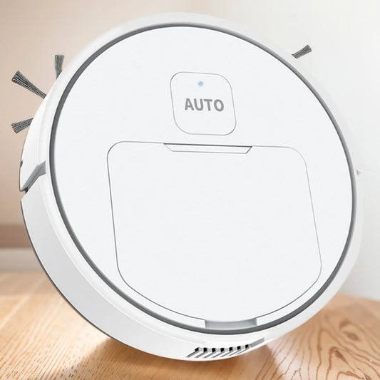 Robot aspirador 3 en 1 recargable por USB, navegación inteligente para evitar objetos, limpieza automática, barredora, robot barredor.