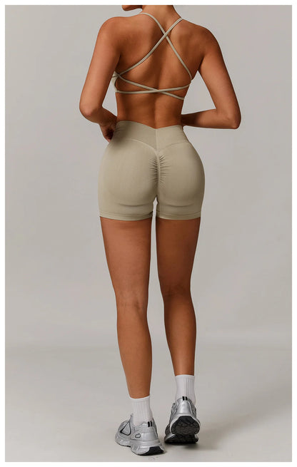 Conjunto de yoga deportivo sin costuras para mujer, 2 o 3 piezas, ropa deportiva para gimnasio, conjuntos de yoga para mujer, chándales, sujetador deportivo, leggings para gimnasio