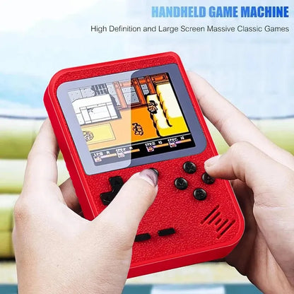 Consola de videojuegos portátil retro GAMINJA GC26, miniconsola de juegos portátil de 3,0 pulgadas con pantalla LCD a color para niños y 400 juegos integrados.