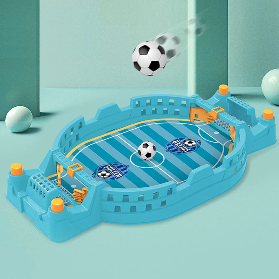 Mini juego interactivo de mesa de fútbol, mesas de fútbol, juegos deportivos de competición, catapulta de escritorio, juguetes para juegos familiares
