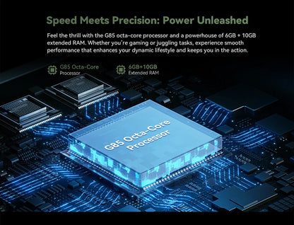 Cubot KingKong ACE 2, smartphone ultradelgado y resistente, Android 14, 16 GB de RAM (6 GB + 10 GB), + 128 GB de ROM, pantalla de 6,56" a 90 Hz, NFC.