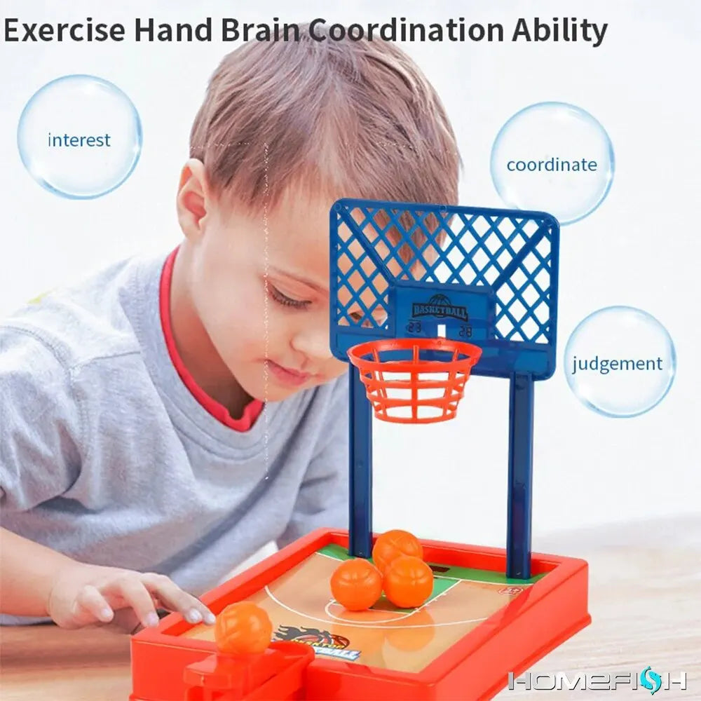 Juego de baloncesto. Minijuego de mesa portátil para viajes o la oficina, ideal para interiores y exteriores. Divertido juguete deportivo novedoso o regalo.