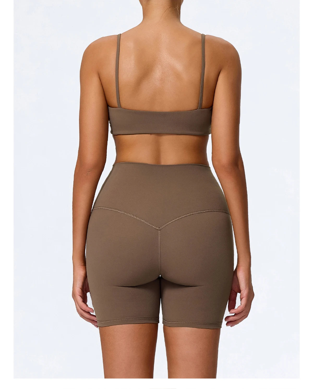 Ctenkevet - Conjunto deportivo de 2 piezas sin mangas para mujer, de verano, para gimnasio, yoga, de cintura alta, transpirable, mallas deportivas para mujer