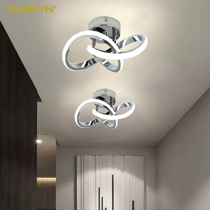 Lámparas de techo LED para pasillo, modernas y minimalistas, para sala de estar, balcón, entrada, escalera, decoración del hogar, accesorios LED brillantes.