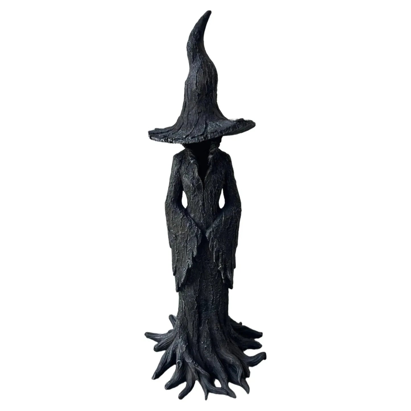 Adorno creativo de bruja de escritorio, adorno de resina para el hogar, decoración artística de bruja de Halloween, decoración romántica de Halloween