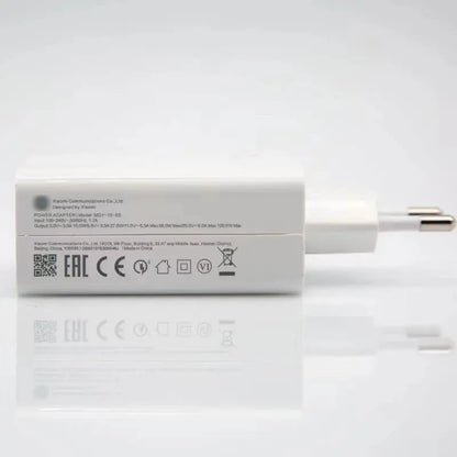 Cargador rápido original de la UE de 120 W para Xiaomi 10, Redmi K30 Pro/10X Pro, Poco F4 GT con cable tipo C.