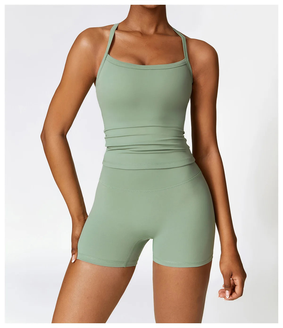 2PCS Seamless Yoga Set Women Workout Set Sportswear Gym Clothing Fitness Long Sleeve Crop Top High Waist Leggings Sports Suits