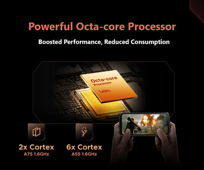 DOOGEE Blade 10 Pro (2024), teléfono móvil resistente con Android 14, 16 GB de almacenamiento + 256 GB (2 TB), pantalla HD+ de 6,56 pulgadas, batería de 5150 mAh.