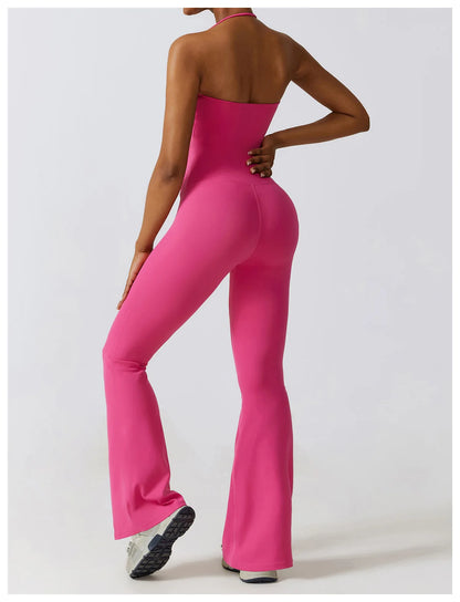 Traje de yoga sin mangas de una pieza, conjunto de gimnasio, ropa deportiva de entrenamiento para mujer, mono deportivo de fitness para mujer, monos de entrenamiento push up para mujer