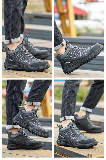 Calzado de seguridad para hombre, zapatos de trabajo con puntera de plástico antiaplastamiento y antiperforación, aislantes, para exteriores, informales, botas de protección laboral, calzado seguro.