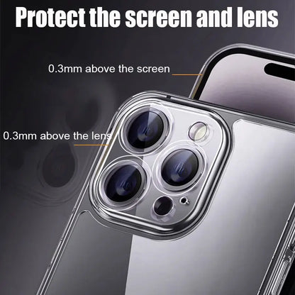 Funda de silicona transparente para iPhone 11, 12, 13, 14, 12 Mini, X, XS, XR, carcasa trasera suave de TPU transparente