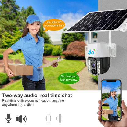 Cámara exterior 2K HD 5MP con batería integrada, alimentación solar, tarjeta SIM 4G, monitor de red, seguimiento automático, audio IP, cámara de videovigilancia PTZ V380