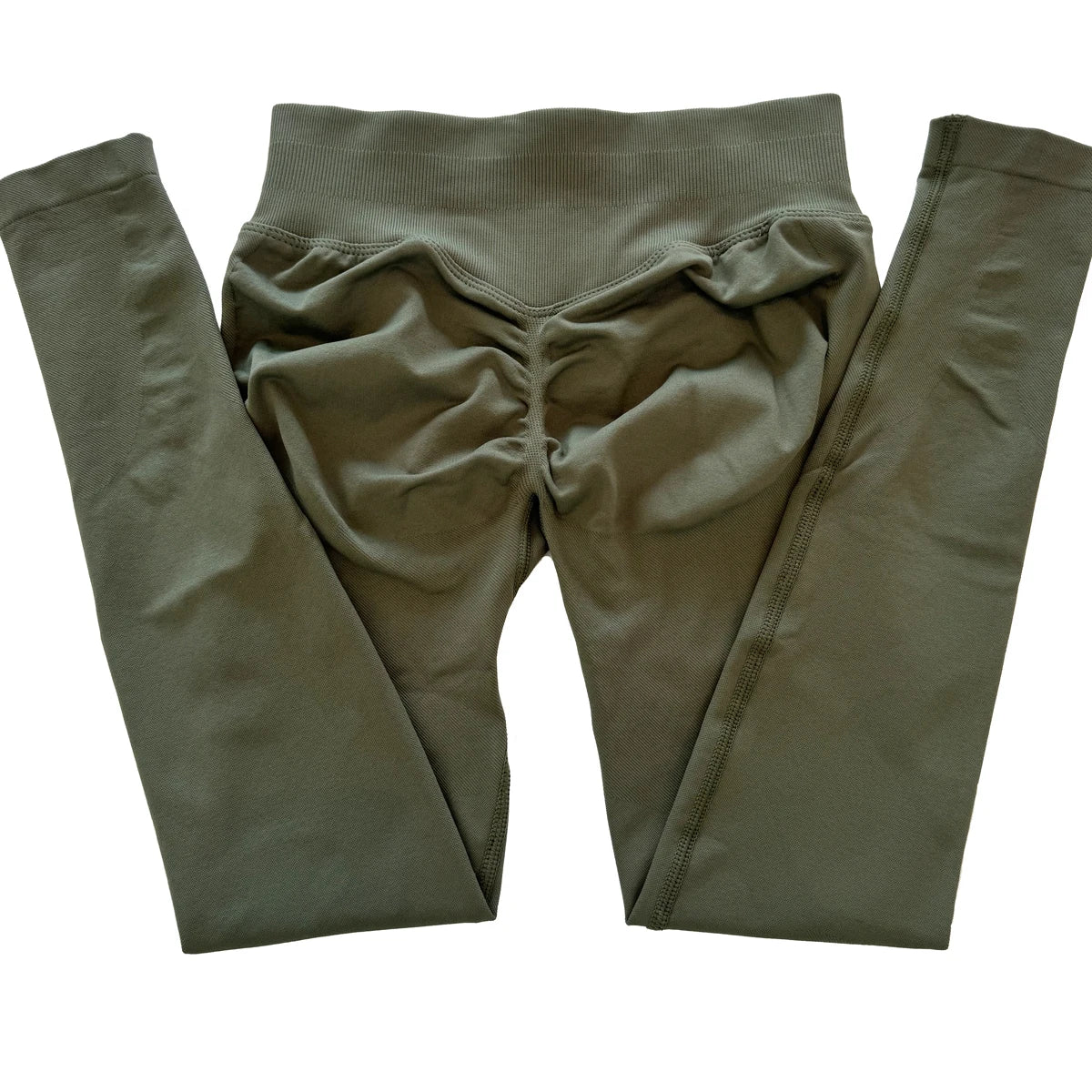 Leggings deportivas sin logo para mujer, efecto push-up, cintura baja, sin costuras, para gimnasio, yoga y entrenamiento.