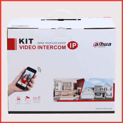 Dahua KTW02 VTO2311R-WP VTH2621G-WP Kit de videoportero con tarjeta IC PoE, WiFi, estación de puerta para villa, monitor IP para interiores, para hogar inteligente