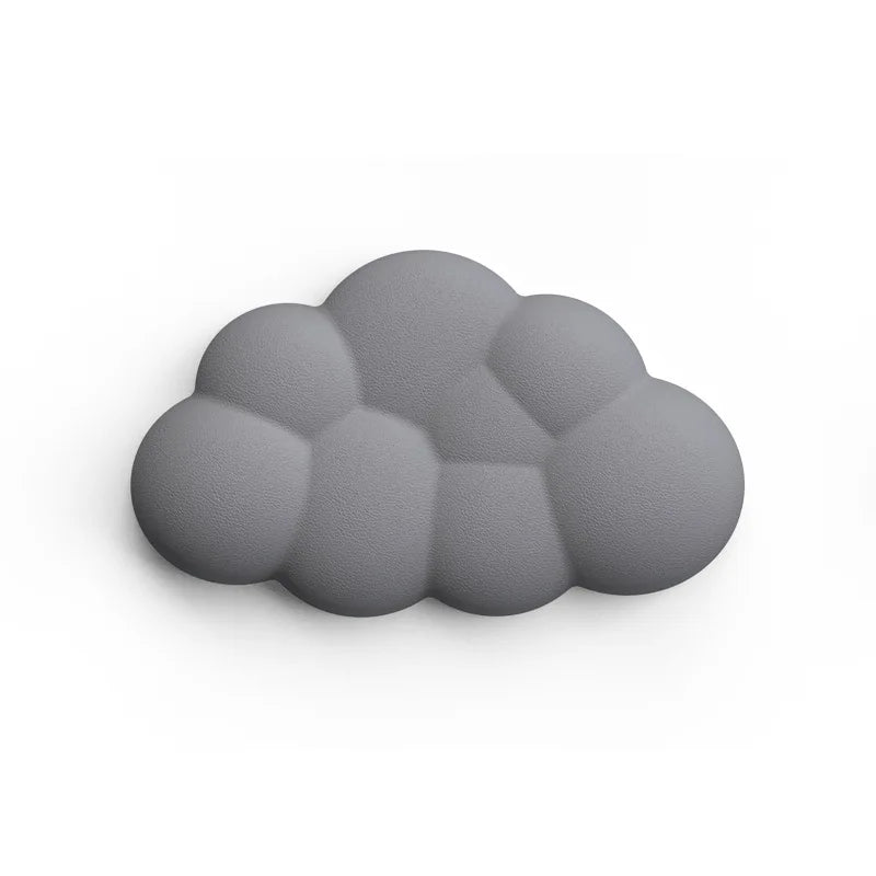 Alfombrilla de ratón con reposamuñecas para teclado, nube, antideslizante, espuma viscoelástica, para escritorio, oficina, gamer, ratón, reposamuñecas