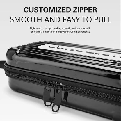 Estuche portátil para tijeras de peluquería, resistente a golpes, maletín de maquillaje, impermeable, sin deformación, para herramientas de peinado.