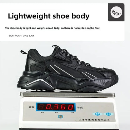 Safety Shoes Lightweight Breathable Steel Toe Anti Smash Puncture Proof Kevlar Soft Sole Insulated Work Sneakers for Men Women