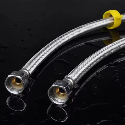 Manguera trenzada flexible a prueba de explosiones para grifo de agua de cocina y baño, de 40, 60, 80, 100, 150 y 200 cm y 1/2 pulgada.