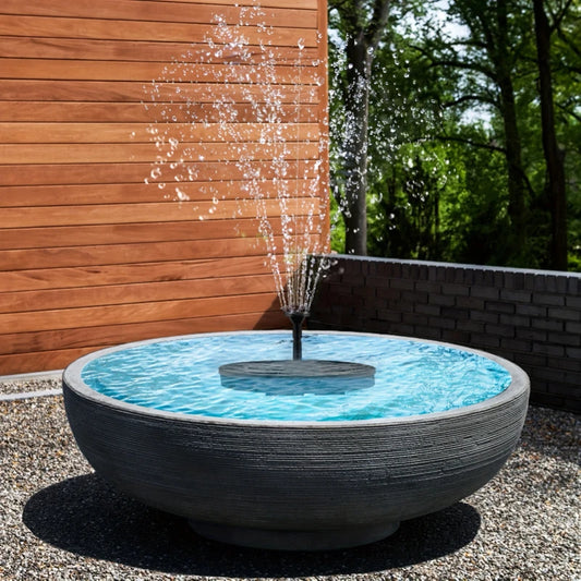 1 bomba de fuente solar para piscina al aire libre, esencial en verano, ideal para estanques, piscinas y jardines.
