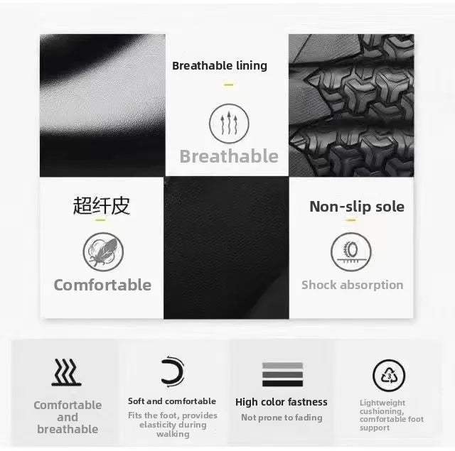 Botas de hombre de piel suave con forro interior, informales, para otoño e invierno, de alta calidad, versátiles, cómodas y que combinan con todo.