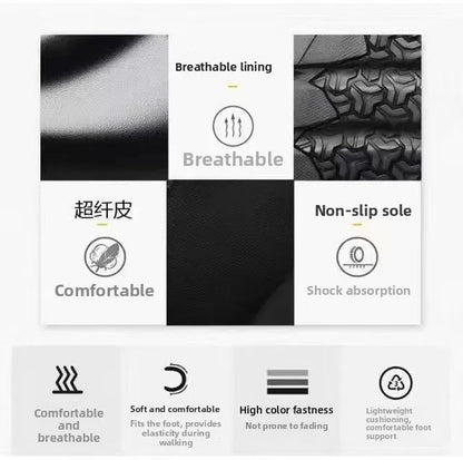 Botas de hombre de piel suave con forro interior, informales, para otoño e invierno, de alta calidad, versátiles, cómodas y que combinan con todo.