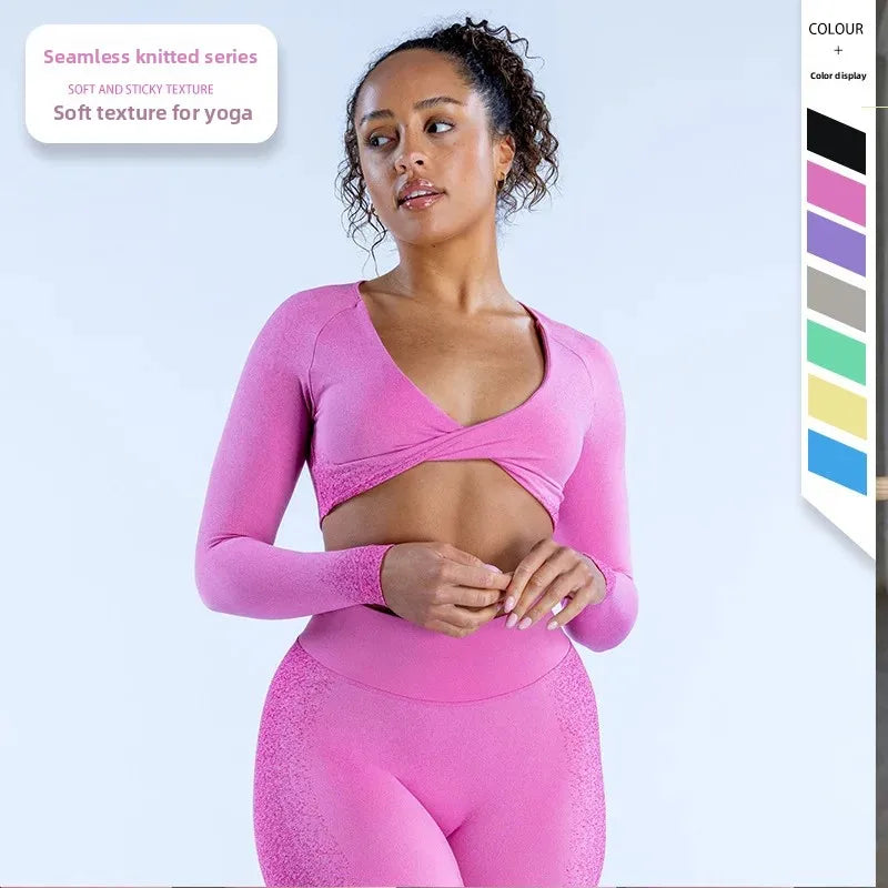 Top deportivo para mujer de corte bajo, transpirable, sin costuras, para yoga, elástico, cómodo, camiseta de fitness, fabricante chino de calidad.