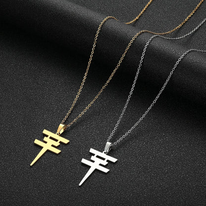 Collar con colgante de Tokio Hotel para hombre y mujer, collar Kpop, gargantilla de acero inoxidable, joyería de moda coreana