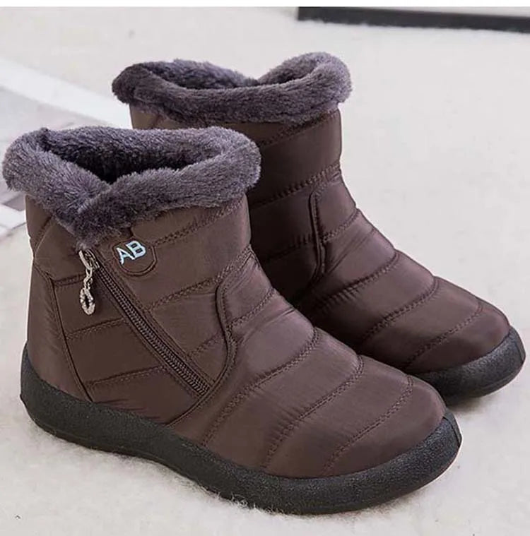 Botas de nieve para mujer, zapatos casuales para mujer, botines impermeables para mujer, botines ligeros de talla grande, botas de invierno para niñas