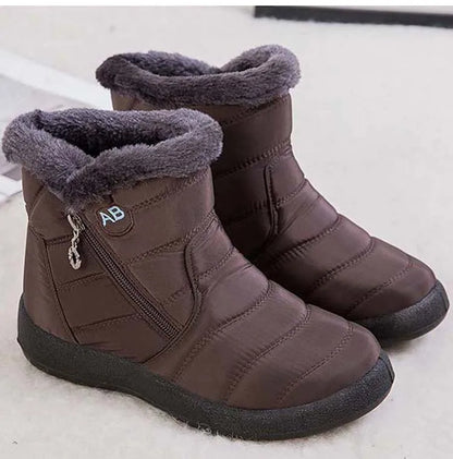 Botas de nieve para mujer, zapatos casuales para mujer, botines impermeables para mujer, botines ligeros de talla grande, botas de invierno para niñas