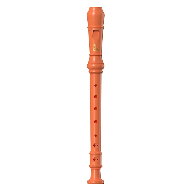 Flauta dulce soprano SWAN para niños principiantes, flauta dulce con digitación alemana en clave C, 3 piezas con kit de limpieza